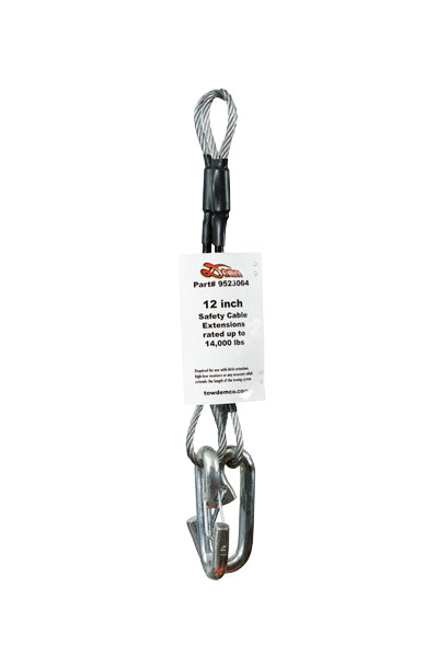 Demco 9523064 Safety Cable Extensions 12 in