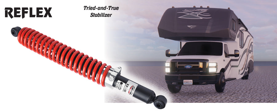 Roadmaster Steering Stabilizer – Reflex, For Class C Motorhome, Single – view 2