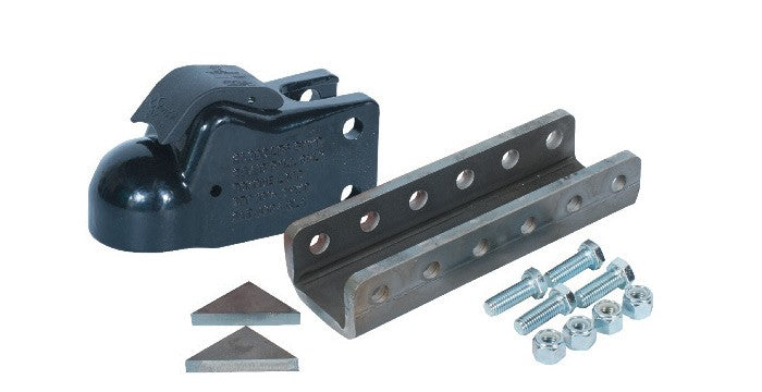 Demco Trailer Coupler – EZ Latch, Class III Straight Tongue, Bolt-On