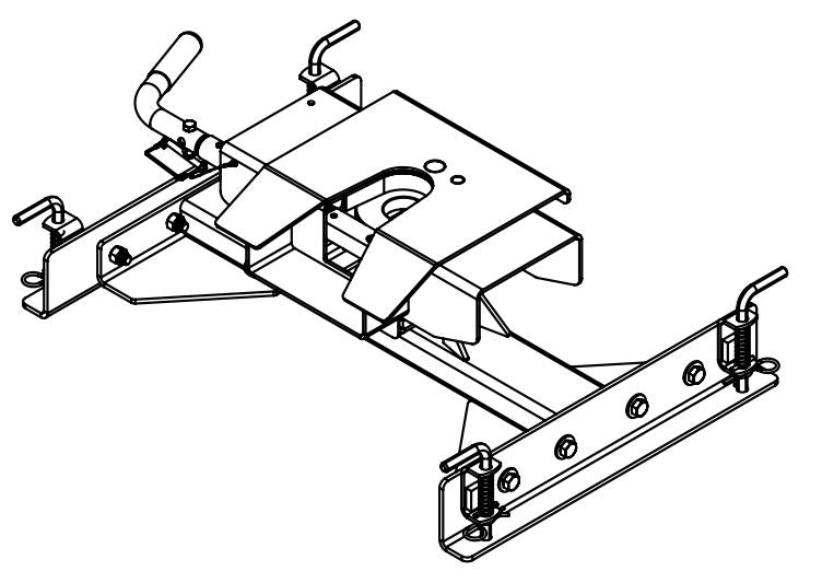 Demco Fifth Wheel Trailer Hitch Head Support – Saddle Bracket For Flat deck Hitch Head
