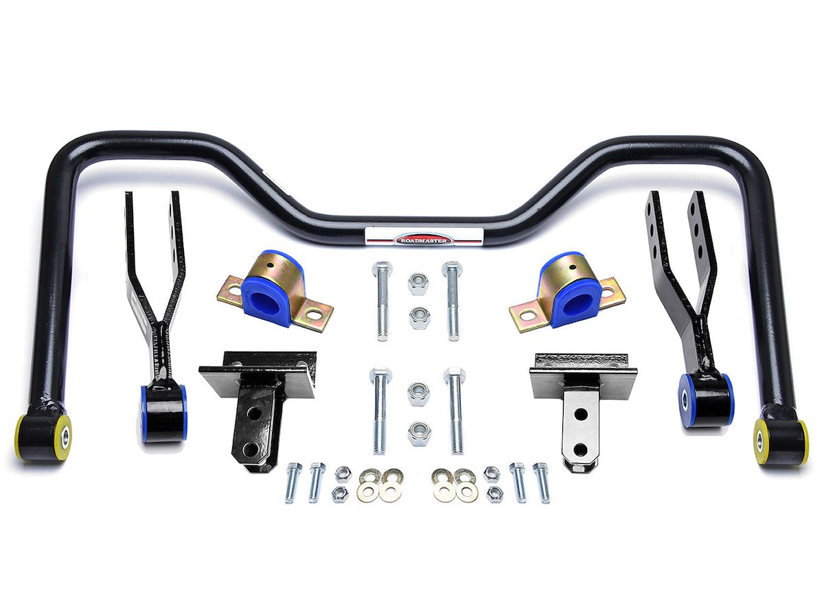 Roadmaster Stabilizer Bar – 1-1/2 Inch Rear Bar Diameter, Cadmium Plated, Chromoly Steel