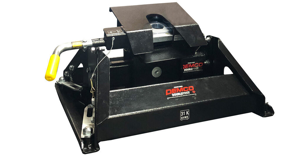 Demco Fifth Wheel Trailer Hitch – UMS Series, With Head/ Head Support/ Handle Kit, Fixed