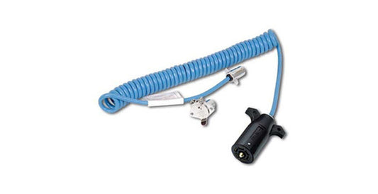 Demco 9523069 7-to-4-Way Coiled Lighting Cable with 4-Way Receptacle