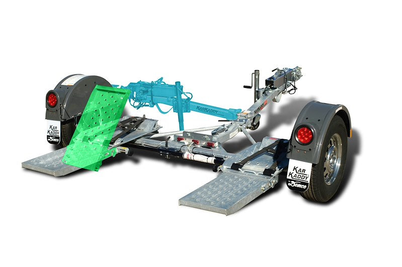 Demco 9713045 Kar Kaddy SS Tow Dolly – Folding Galvanized Tow Dolly with Surge Brakes