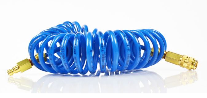 Demco Air Hose – Air Force One, 1/4 Inch x 7 Foot Length, Coiled