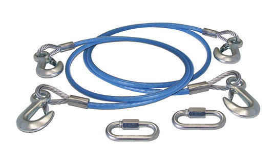 Roadmaster Trailer Safety Cable – 8000 Pound Rated, 64 Inch Length, Galvanized Steel