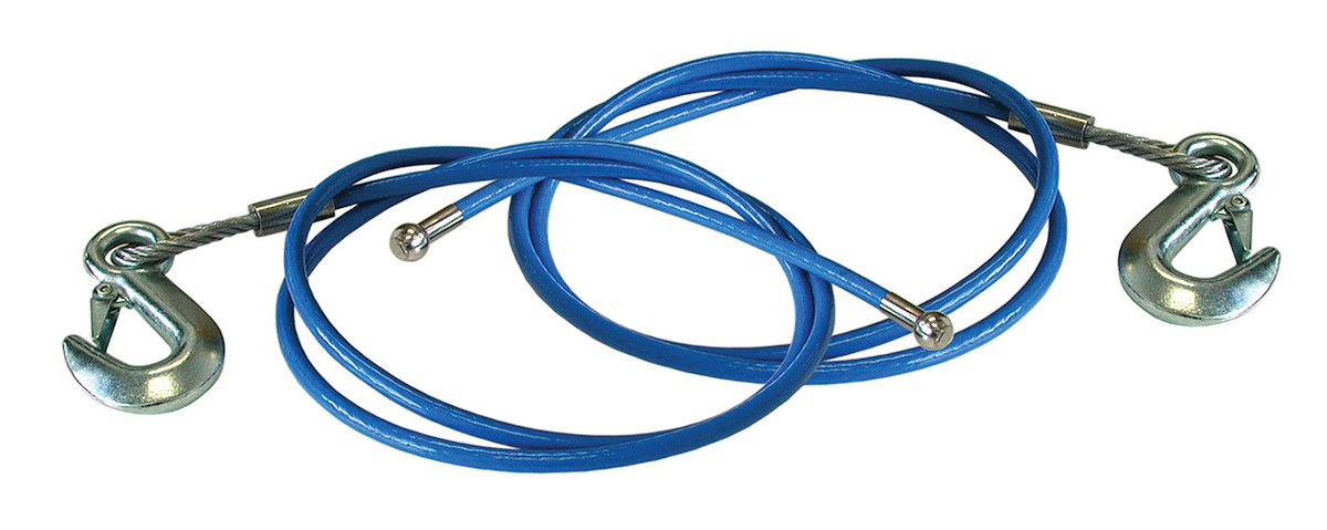 Roadmaster Trailer Safety Cable – EZ-Hook, 6000 Pound Rated, 64 Inch Length