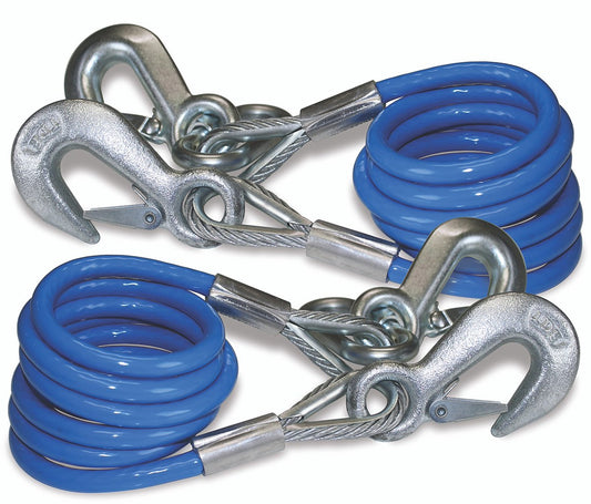Roadmaster Trailer Safety Cable – 6000 Pound Rated, 68 Inch Length, Galvanized Steel