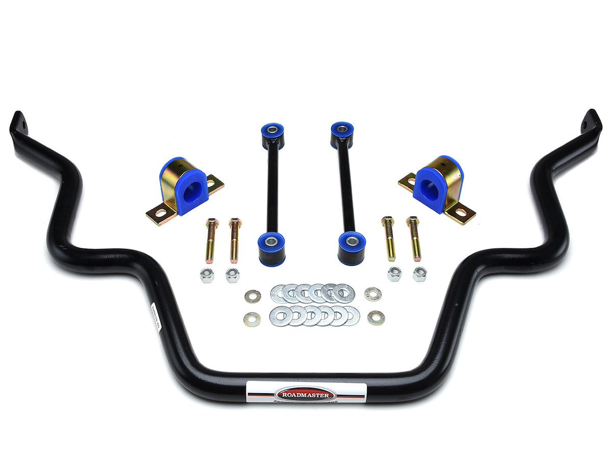 Roadmaster Stabilizer Bar – 1-1/2 Inch Rear Bar Diameter, Vertical Forged Ends, Cadmium Plated