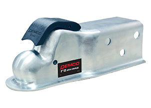 Demco Trailer Coupler – EZ Latch, Class III Straight Tongue, Bolt-On 3 Inch Channel Mount