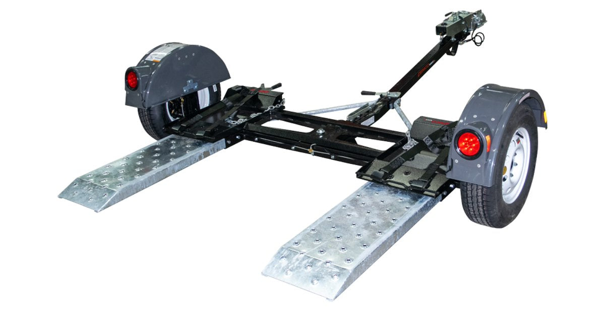 Demco Car Dolly – KarKaddy X, With Hydraulic Surge Disc Brake System, 5th Wheel Design Swivel Platform