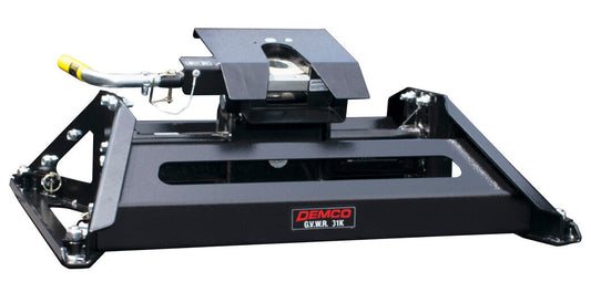 Demco Fifth Wheel Trailer Hitch – UMS Series, With Head/ Head Support/ Handle Kit, Fixed