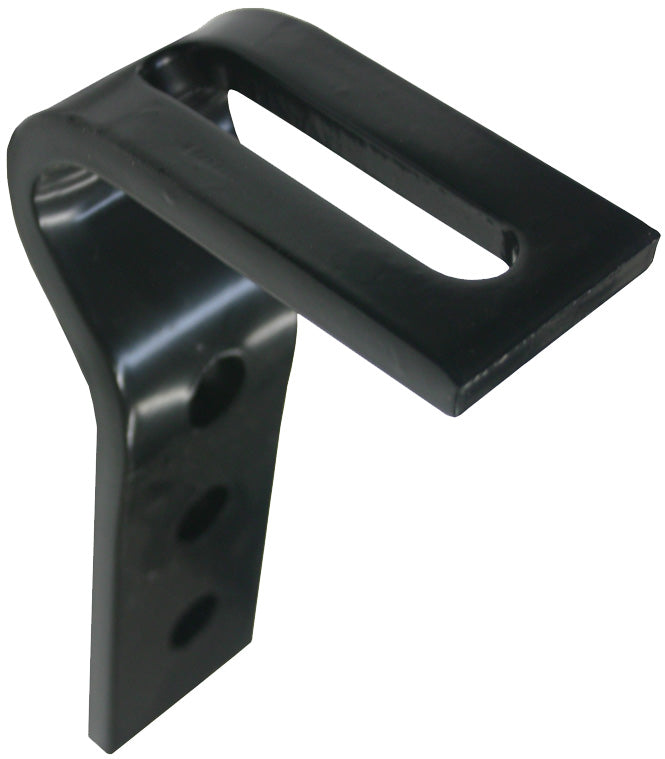 Demco Fifth Wheel Trailer Hitch Hardware – Ubniversal Bent Frame Bracket, Black, Steel (representative image)