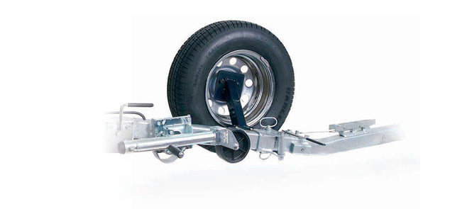 Demco Spare Tire Carrier – Mounts To Tow Dolly Frame, Black, Steel