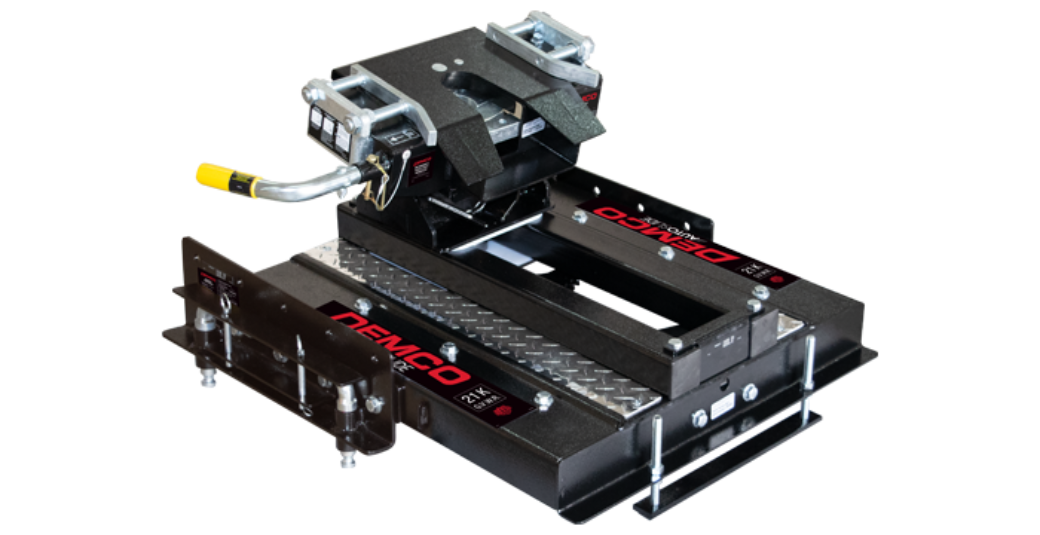 Demco Fifth Wheel Trailer Hitch – Autoslide, 21000 Pound Weight Carrying Capacity, Auto Slide Type