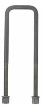 Roadmaster Leaf Spring Axle U Bolt – TruTrac ™, 15-3/4 Inch Length, Set of 4