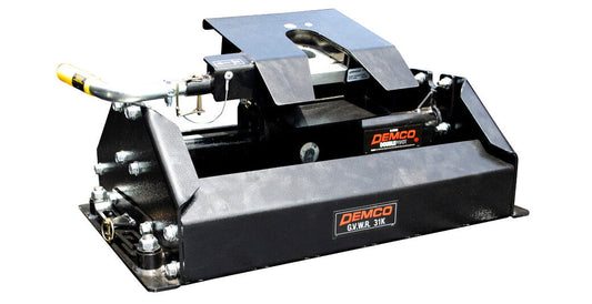Demco Fifth Wheel Trailer Hitch – UMS Series, With Head/ Head Support/ Handle Kit, Fixed
