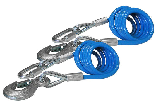 Roadmaster Trailer Safety Cable – 6000 Pound Rated, 68 Inch Length, Galvanized Steel