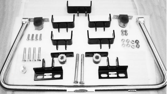 Roadmaster Stabilizer Bar – 1-1/2 Inch Front Bar Diameter, Cadmium Plated, Chromoly Steel