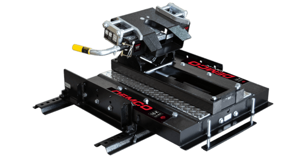 Demco Fifth Wheel Trailer Hitch – Autoslide, 21000 Pound Weight Carrying Capacity, Auto Slide Type